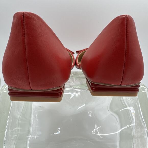 Sarto Franco Sarto Womens Tracy Padded Insole Square Toe D'Orsay Flats New - Picture 5 of 7